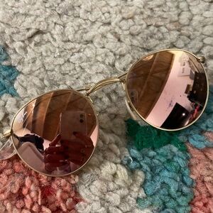 Pink Lens Raybans
